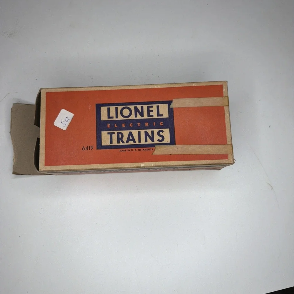 Vintage Lionel Train 6419  O Gauge DL&W Grey Wrecking Work Caboose w/ Orig Box